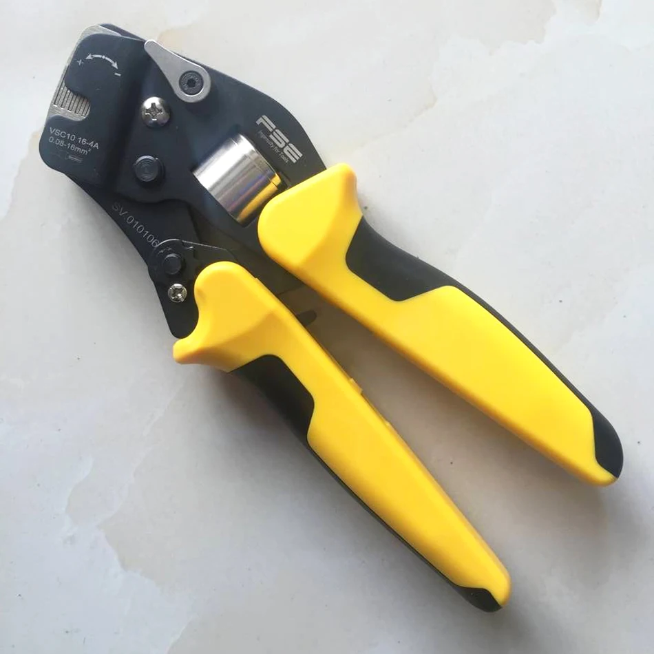 HSC10 16-4A mini-type self-adjustable crimping pliers multi tool Casing type special clamp 0.25-16mm