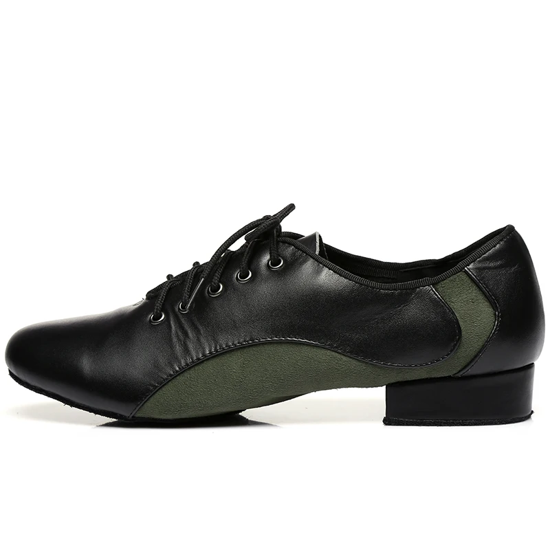 Latin Men's Dance Shoes  Ballroom Men Shoes Salas Dance Shoes Man's Black Shoes Low Heel Fashion Design Comfortable