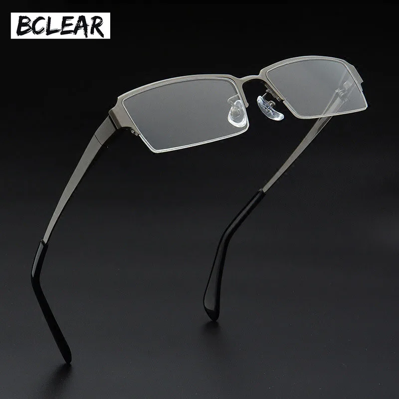 BCELAR Optical Titanium Glasses Frame Men Retro Clear Myopia Prescription Eyewear Square Designer Eyeglasses Frame Businessmen