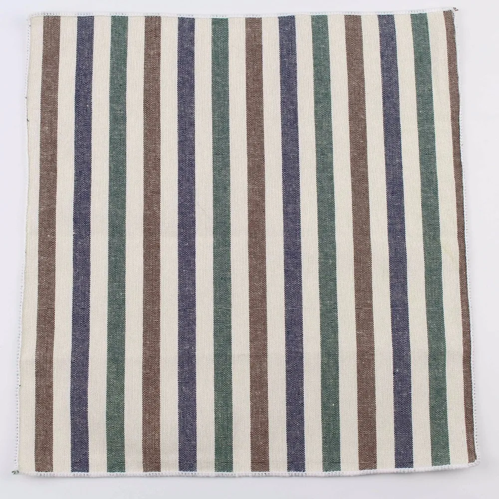 女性綿ハンカチ織りカラフルなプリントチェック柄ポケットスクエアメンズカジュアルレインボースクエアポケットハンカチタオル