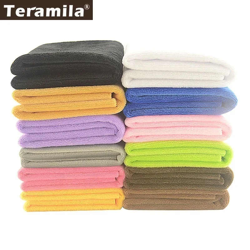 

Upholstery Fabric Velvet,Teramila Solid Color Super Soft Velvet Fabric by Meter,for Sewing Clothes,Bed Sheet Ground Bed,50x162cm