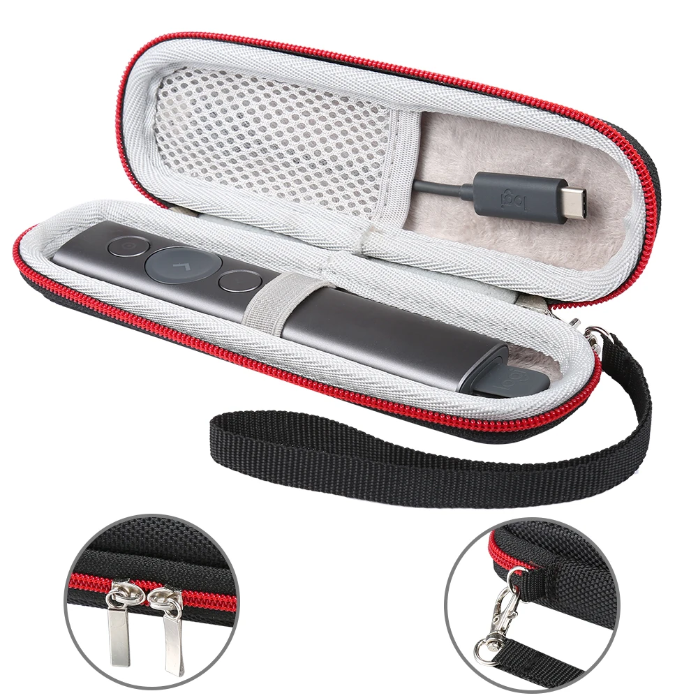 Fashion EVA Hard Bag Storage Portable Carrying Box Travel Outdoor Pouch Cover Case for Logitech Spotlight Presentation Remote