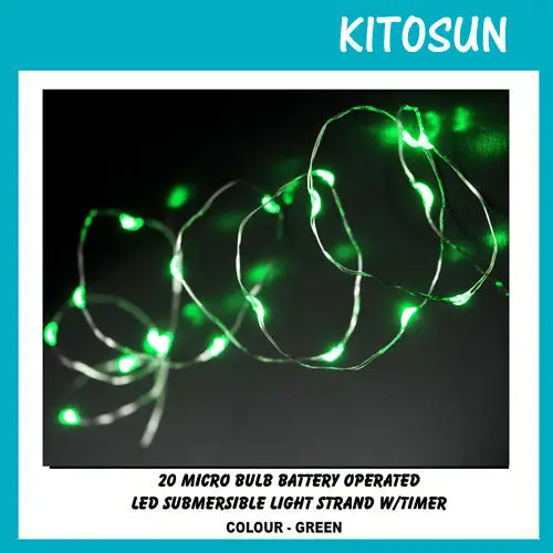 Micro guirlande lumineuse CR2032 fil d'argent, vente en gros