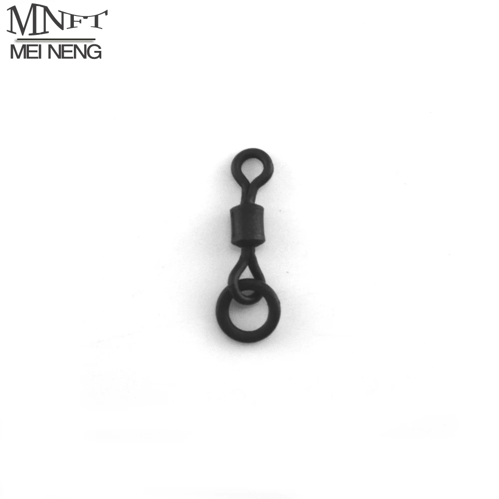 

MNFT 500PCS/Lot Flexi Ring Chod Swivel 11MM Length - Fits Safety Clip - Fishing Carp tackle