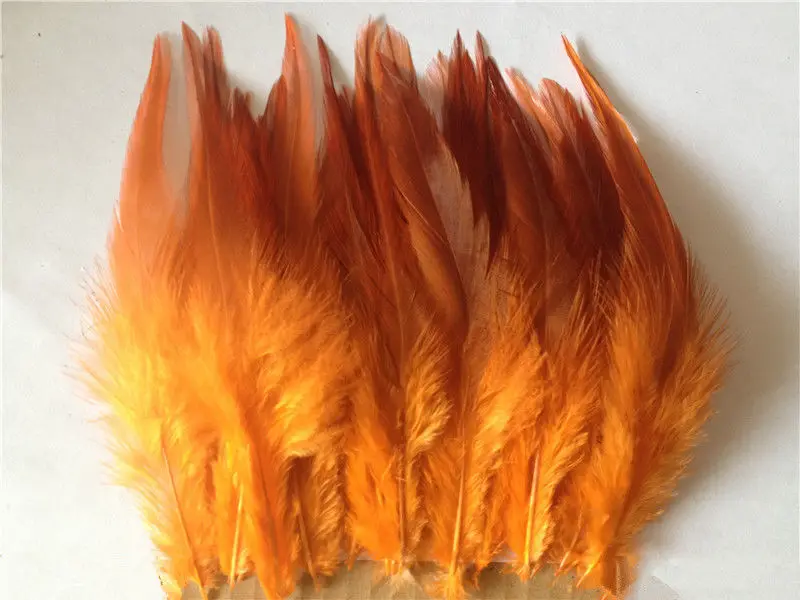 100pcs 4-6\'/10-15cm 13 Colors Pheasant Chicken Rooster Cock Feather For Cothing Jewelry Making Bulk Sale