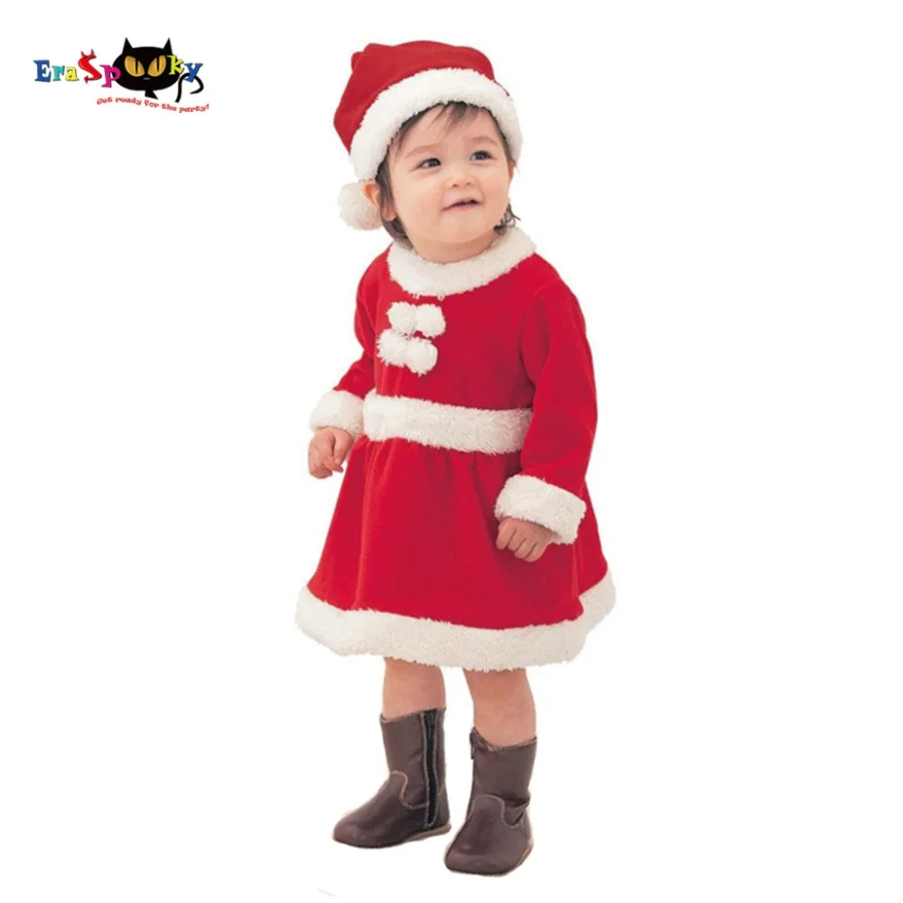 Eraspooky New Year Merry Christmas Clothing Children Christmas Costume Cosplay Boys Santa Baby Christmas Dress For Girls 2017