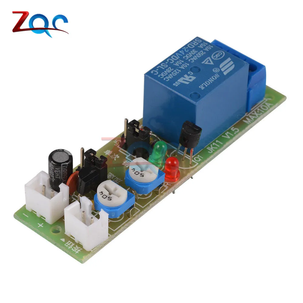 Adjustable Cycle DC 5V 12V 24V 60min Timer Delay On/Off Switch Relay Module Board Timer Control Switch Relay Module