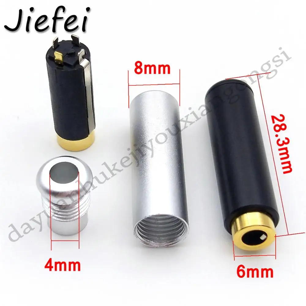 Wholesale Aluminum Jack 3.5 Audio female jack 3.5mm 1/8