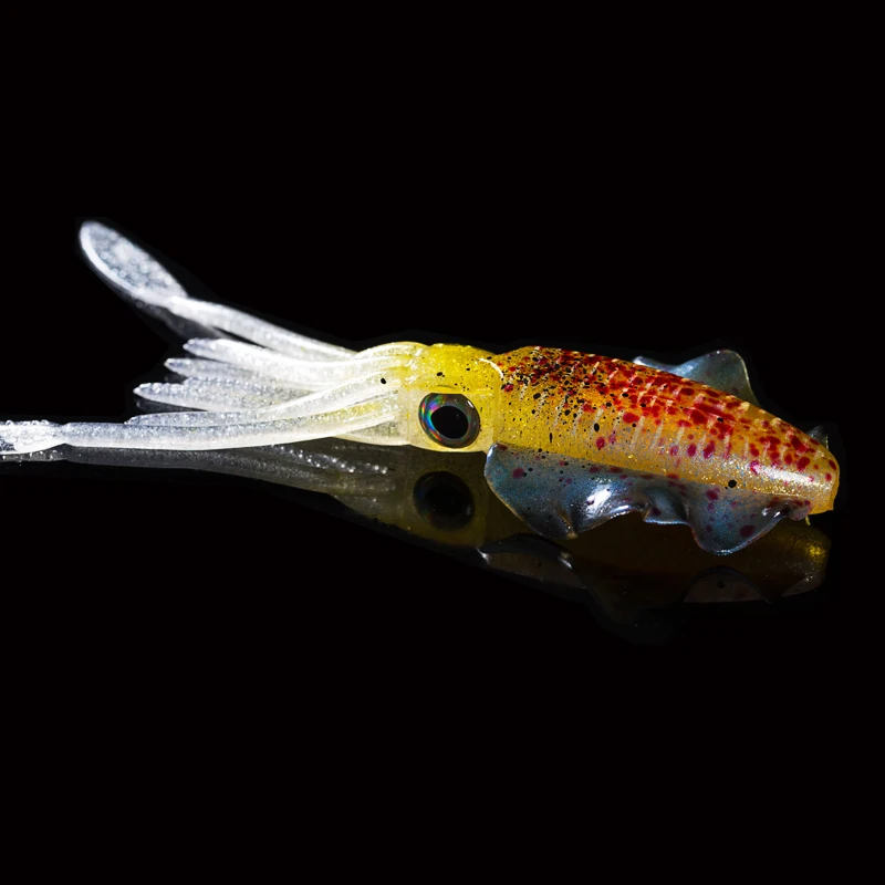SUNMILE Fishing Soft Lure 20g 150mm Luminous/UV Squid Fishing Lures Octopus Calamar Lure Leurre Souple For Sea Wobbler Soft Bait