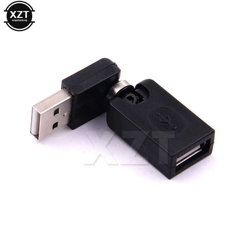 High Quality 360 Degree Rotary USB Male to USB Female Adapter Converter Extension Cable For Computer Connector