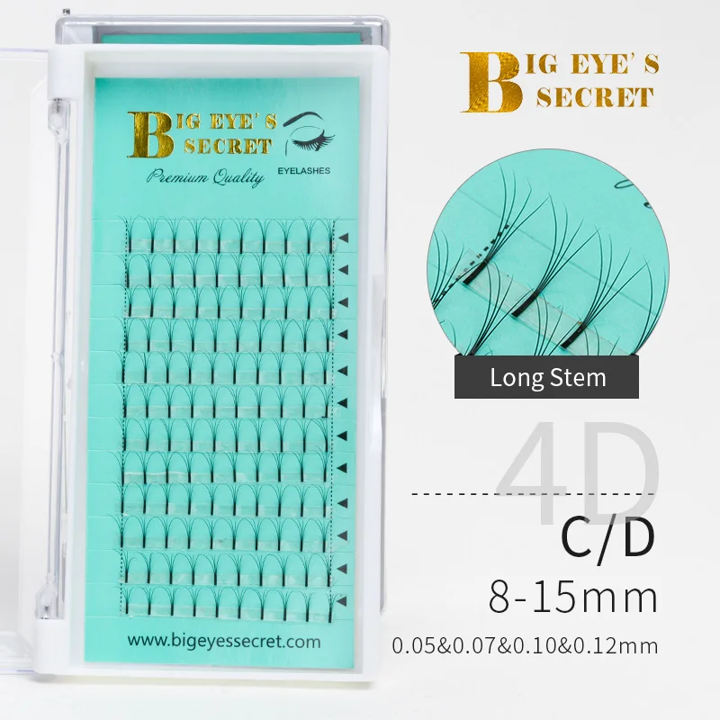 

4D Russian Volume Lashes Extension 12 Rows Eyelash Extensions Custom Eyelash Packaging Volume Lash Extension Free Shipping