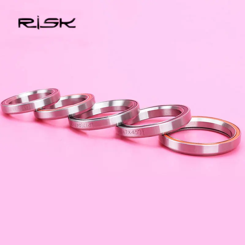 RISK Bicycle Headset Bearing for 28.6/44/30mm Mountain Road Bike Integrated External Headsets Repair Parts 41/41.8/47/49/51/52mm