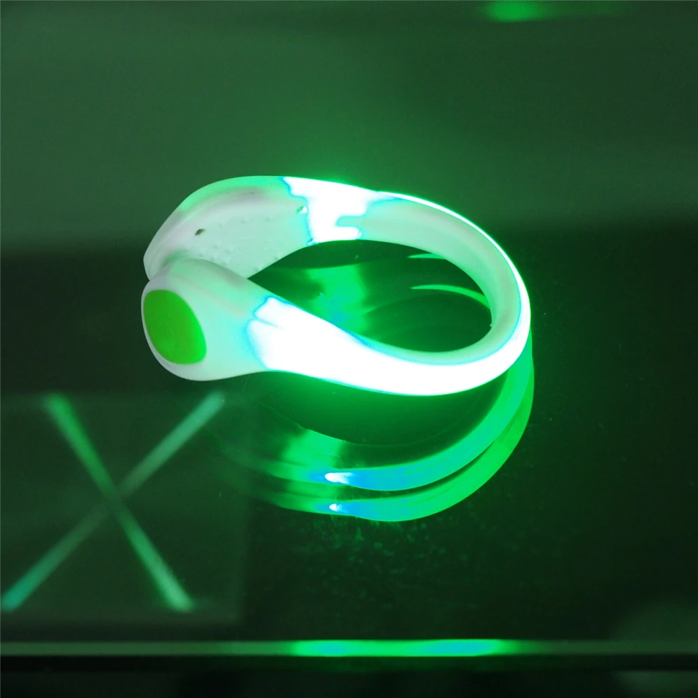 Unisex Shoe Decorations Led Light Shoe Clip Night Safety Warning Led Shoe Accessories