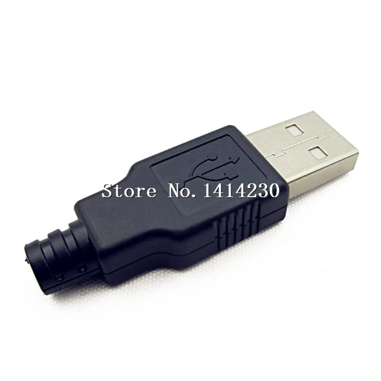NOWON 10 Set Di Tipo A USB 4 Pin Maschio Presa Kit Connettore Terminazione Spina Guscio In Plastica
