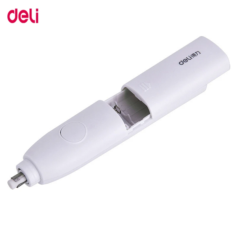 DELI Electric Eraser Kawaii Mechanical Pencil Eraser for Kids Office School Painting Art Supplies With Soft Rubber Refill 5mm
