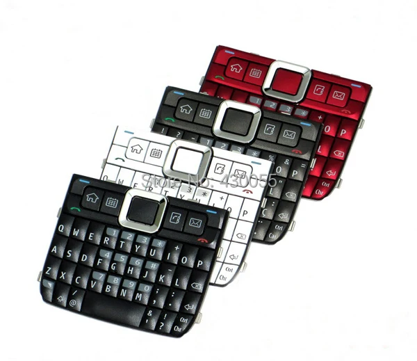 White/Black/Red/Grey New Housing Home Function Main Keypads Keyboards Buttons Cover For Nokia E71 , Free Shipping