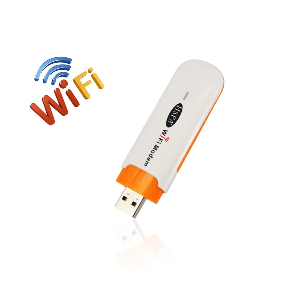7.2Mbps Mini 3G USB Modem Wireless Router USB Wifi Dongle Mobile Wifi Router Hotspot with SIM Card Slot  for Car/Outdoor Travel