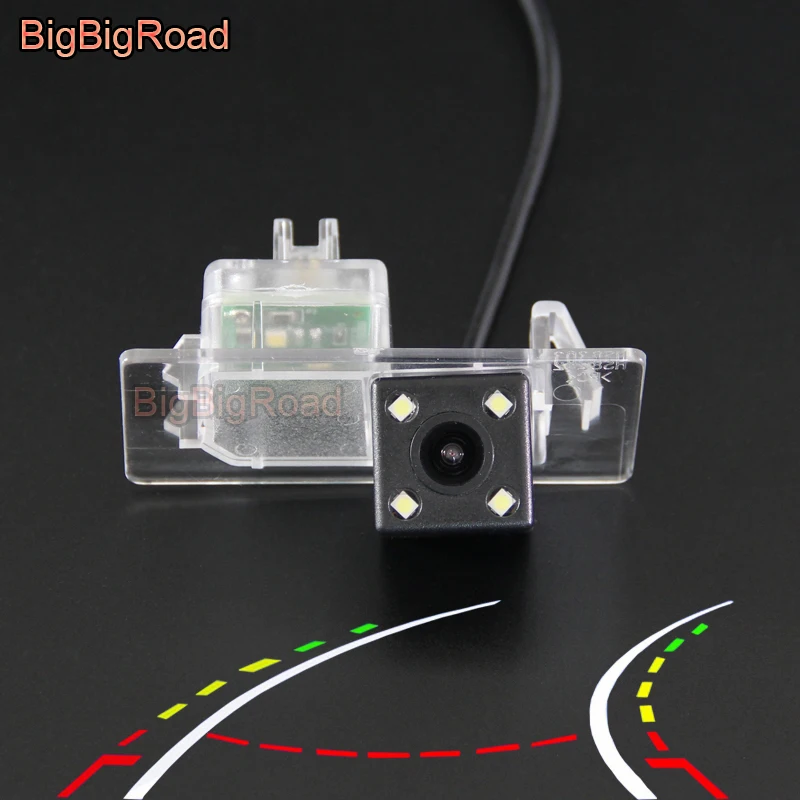 

BigBigRoad Car Intelligent Dynamic Tracks Rear View Camera For Audi A4L A6 A6L A3 Sedan A1 Q3 Q5 S3 Q7 2013 2014 2015 2016 2017