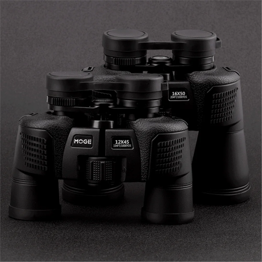 MOGE 16X50mm 12x45mm Binoculars High Power HD Telescope Non-infrared Night Vision 1000 Telescope