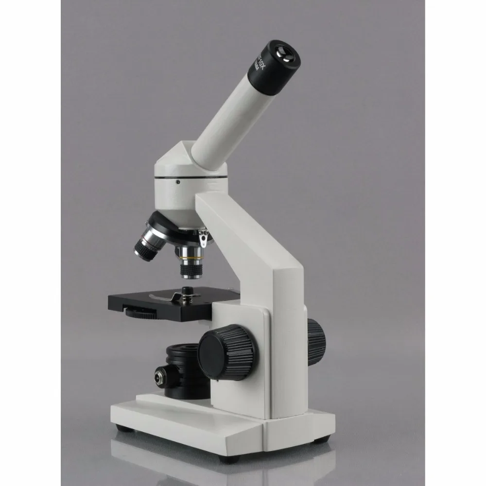 Biological Science Student Compound Microscope--AmScope Supplies 40X-1000X Biological Science Student Compound Microscope