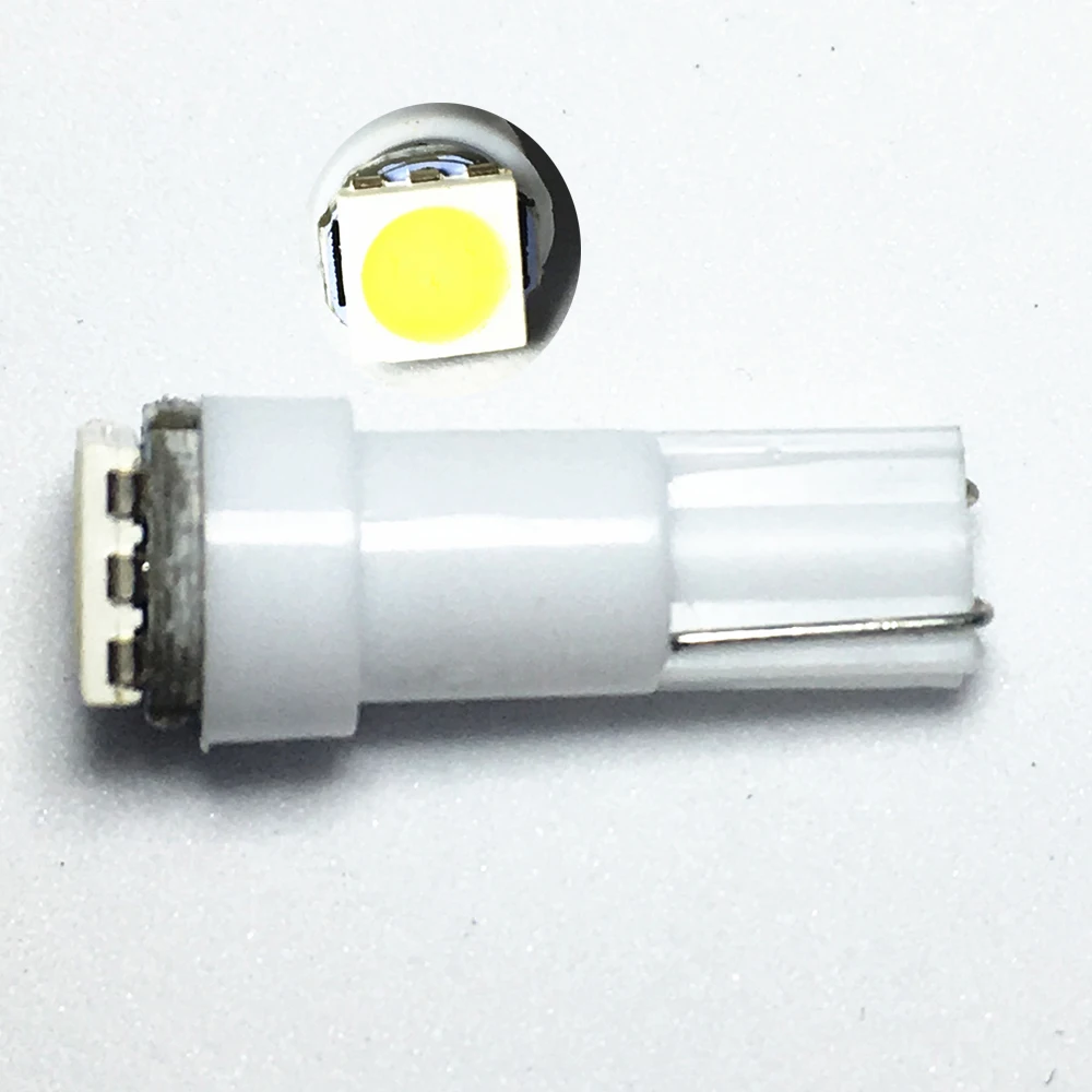 100X white blue red yellow green T5 led Instrument Light 17 37 73 74 SMD 5050 Auto LED Lamp 12V 100pcs Car Dashboard Bulb