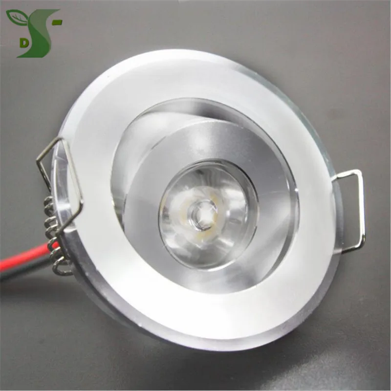 5pcs/lot 110V 220V LED Mini ceiling LED spot light lamp dimmable 1W 3W mini LED downlight white,black,silver Including drive