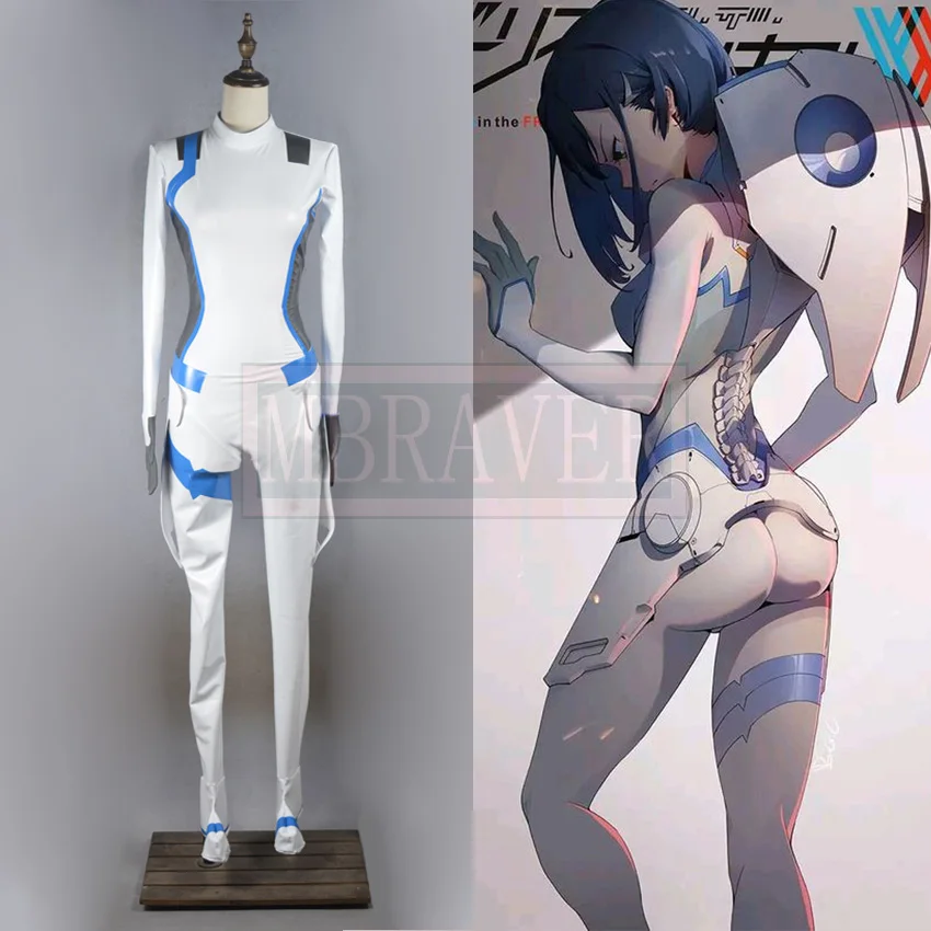 

Zero Two Darling in the Franxx 02 Ichigo Combat Suit Cosplay Costume Custom Made