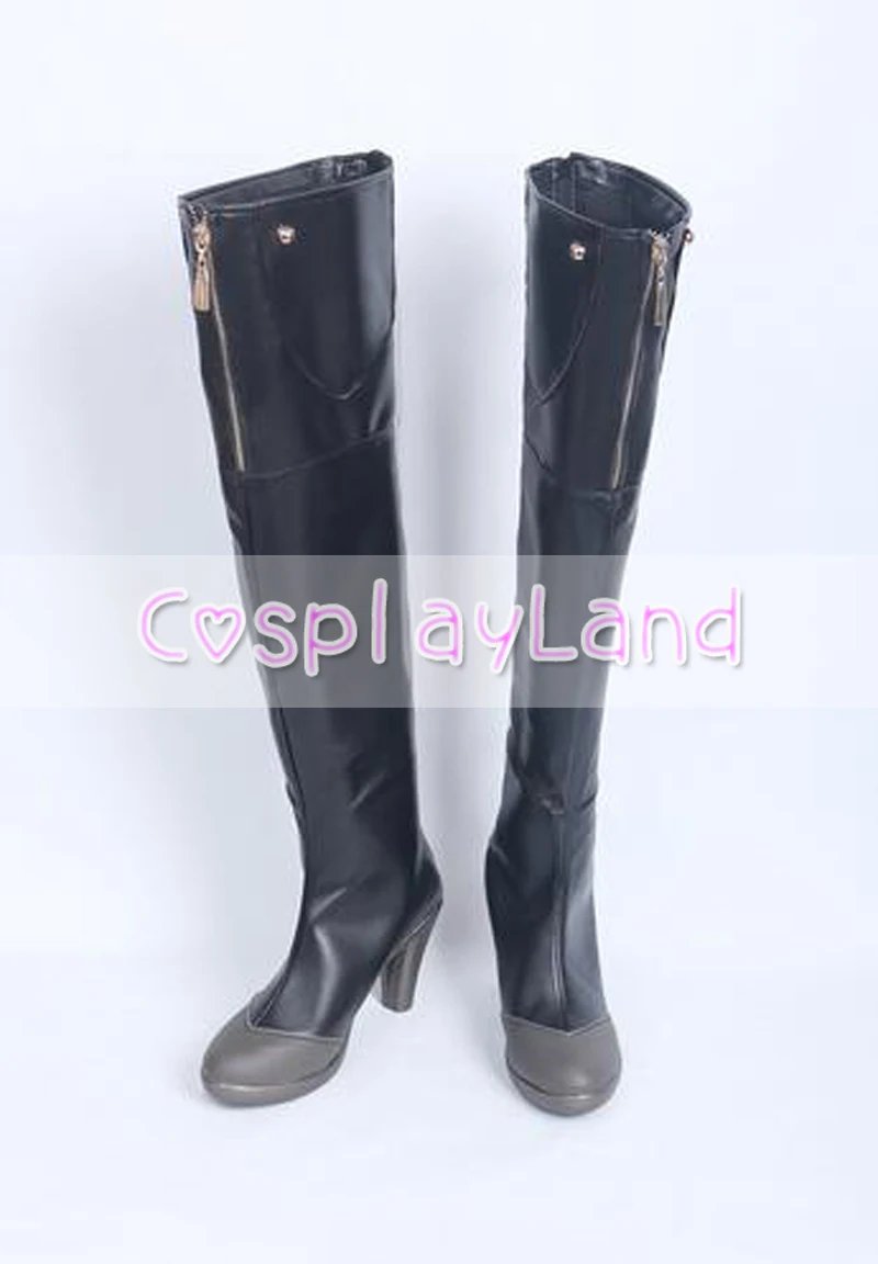 Nier Automata Operator 60 Game Cosplay Boots Shoes Halloween Party Cosplay Boots Custom Made for Adult Women Long Shoes