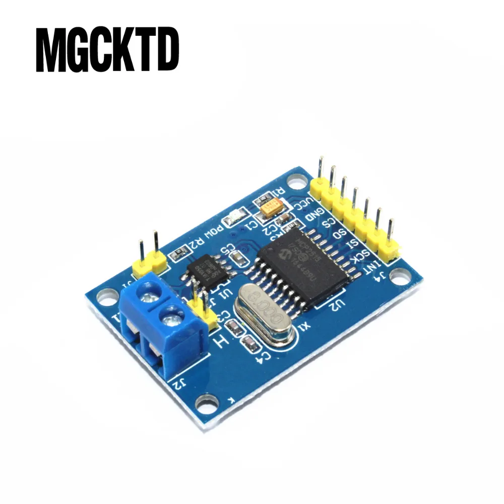 MCP2515 CAN Bus Module TJA1050 receiver SPI For 51 MCU ARM controller