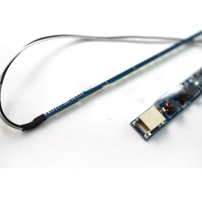 2pcs x LCD Laptop Dimable LED Backlight Lamps Adjustable Light Update Kit Strip+Board 9-25V Input Free Shipping