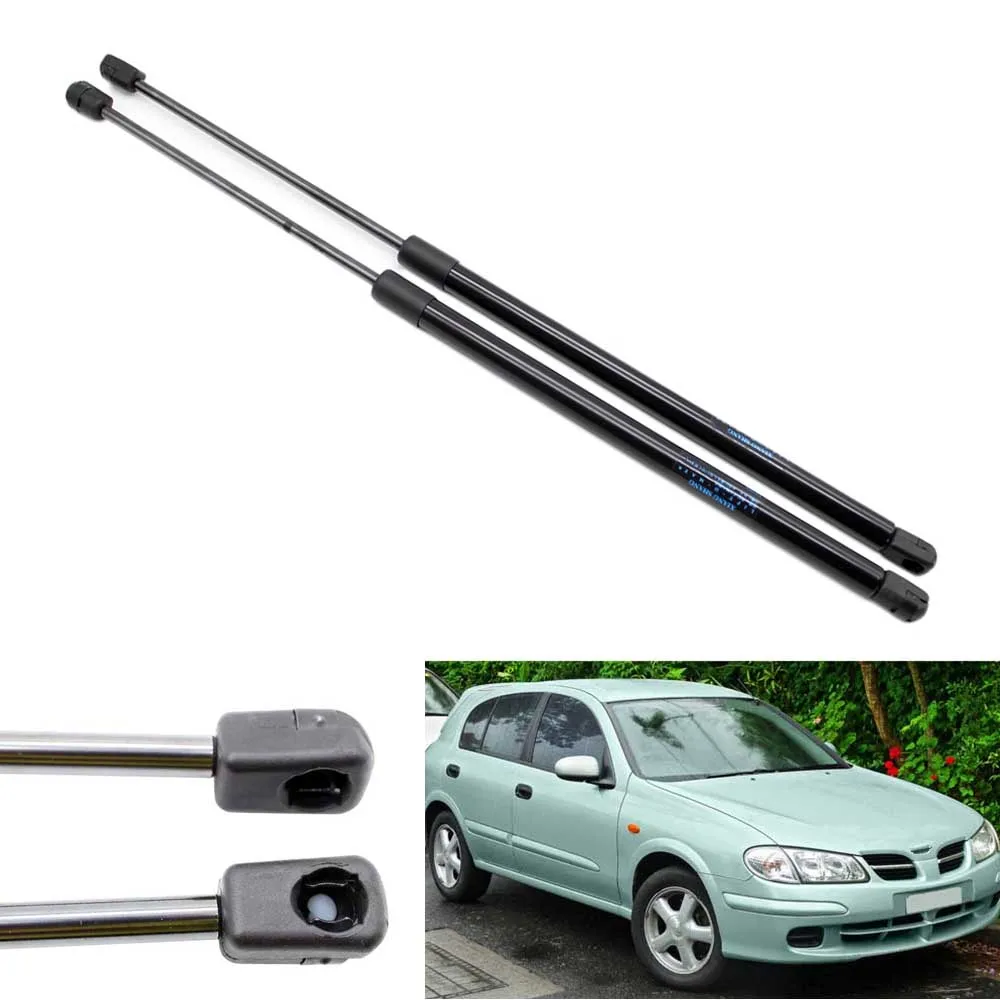 

2pcs Auto Tailgate Boot Gas Struts Shock Struts Damper Lift Supports for Nissan Almera Pulsar ll N16 2000-2006 Hatchback 540 mm