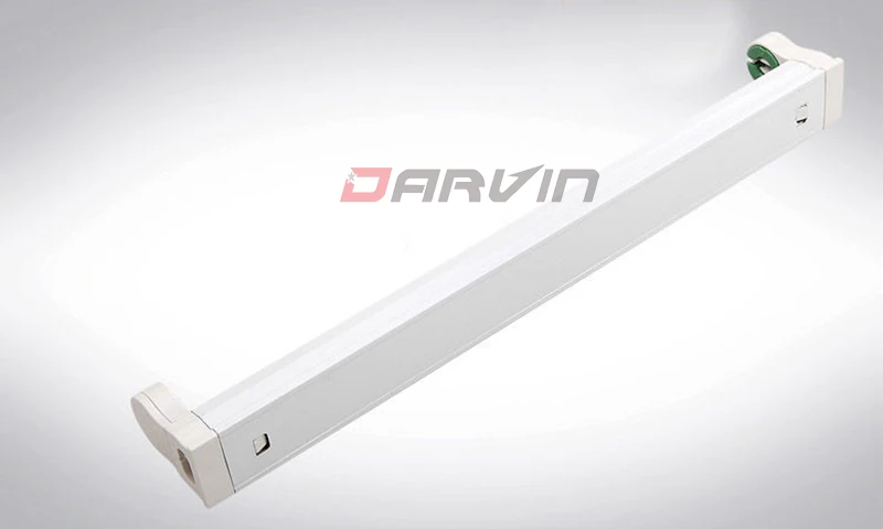 t8 Led Tube Batten Fixture 3ft 900mm T8 Tube Integrated Fixture support bracket Aluminum Fixture 110v 220v,Free Shipping