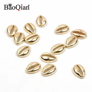 Vỏ nhựa của biển 50 miếng, Gold Coquillage DIY Beach House Trang trí đồ trang sức theo phong cách trang trí 12x17/13x19mm 6 Lý do bán hàng bán hàng chính - 3