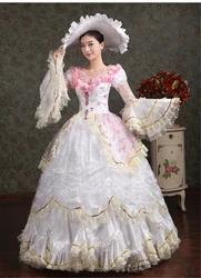 Medieval Renaissance Queen Princess Victorian Costume Edwardian Victorian Dress Halloween Cosplay Costume For Women