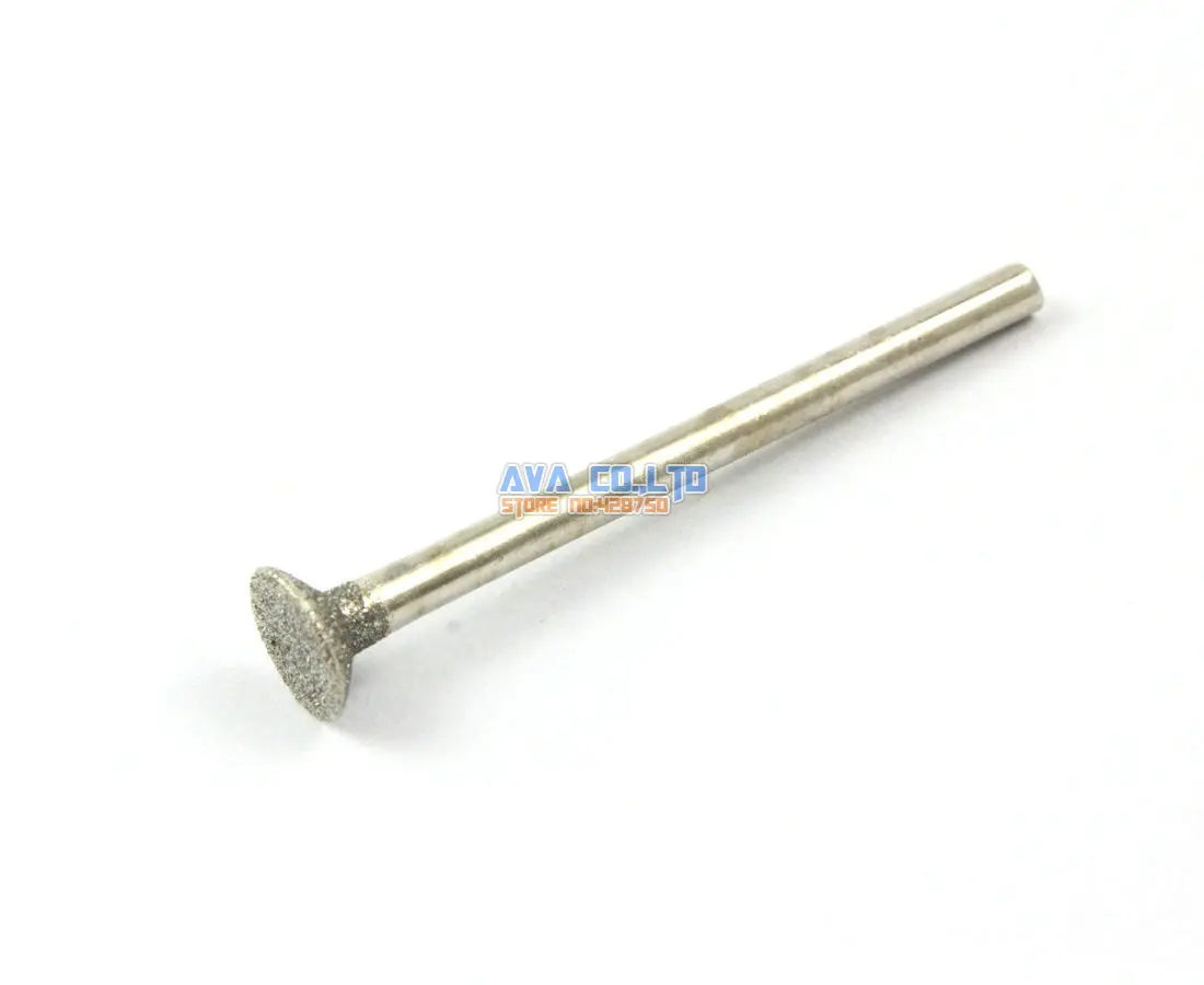 

20 Pieces 8mm Nail Head Diamond Coated Bur Burr Bit for Carving Grinding