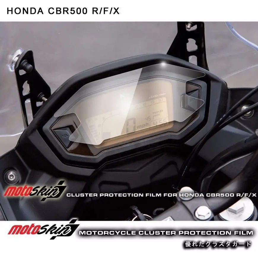 

For Honda CBR500R CBR500F CBR500X CRF250L MSX125 MSX 125 2013-2017 Motorcycle Cluster Scratch Protection Film Screen Protector