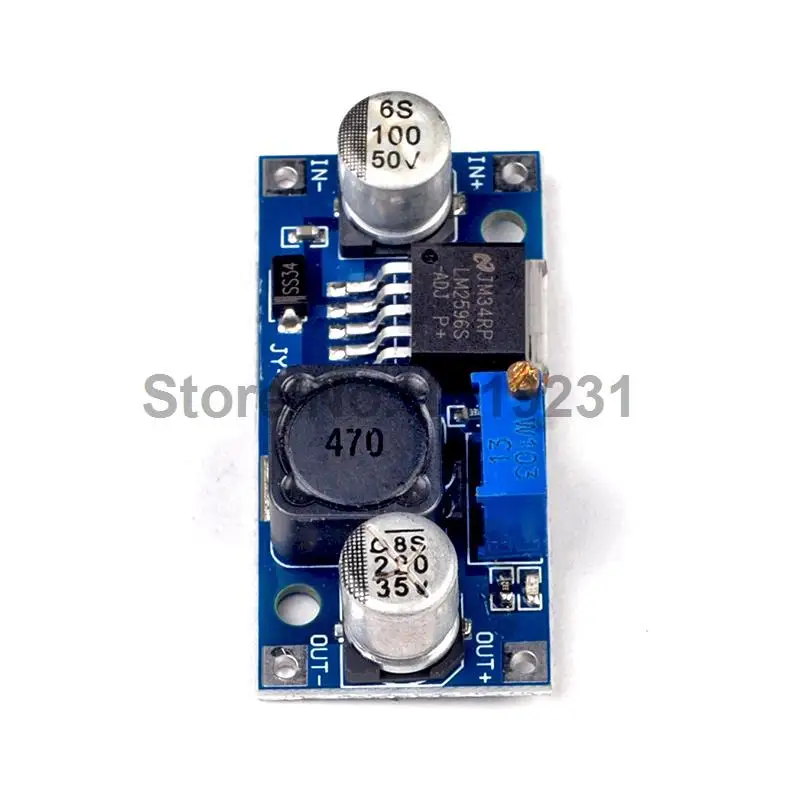 High Quality 3A Adjustable DC-DC LM2596 LM2596S-ADJ Input 3V-40V Output 1.25V-35V Step-down Power Supply Regulator Module