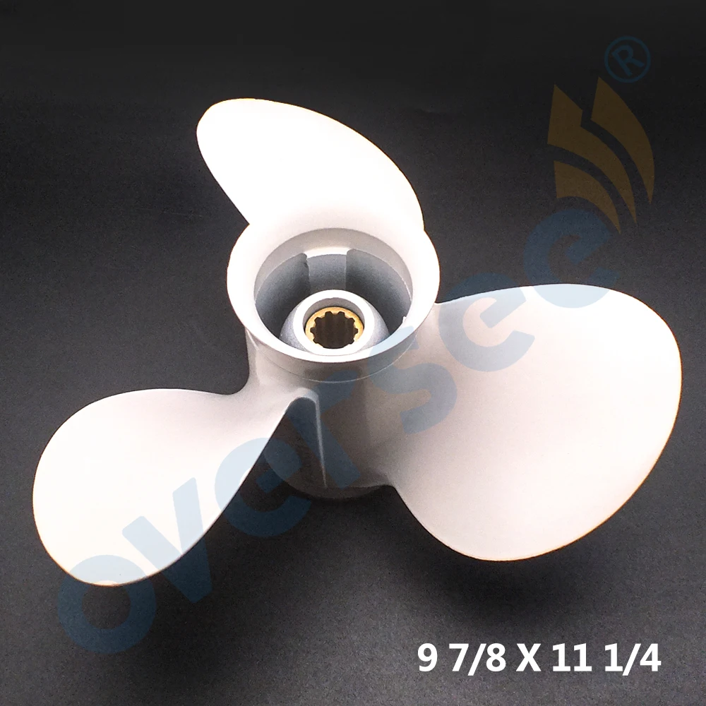 

664-45947-01-EL Aluminum Boat Outboard Propeller For Yamaha Outboard Engine 20-30HP 9 7/8x11 1/4