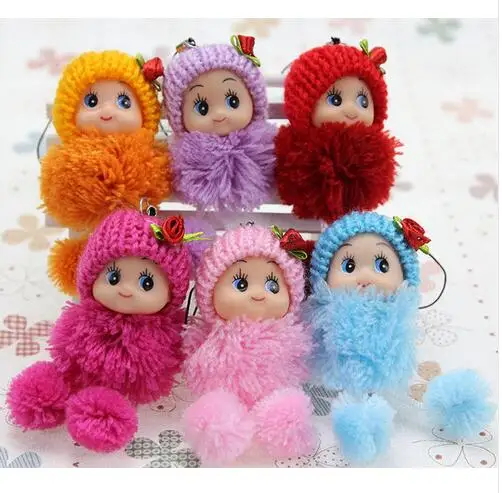 1pcs new 8cm Kids Toys Soft Interactive Baby Dolls Toy Mini Doll For boys and  Girls