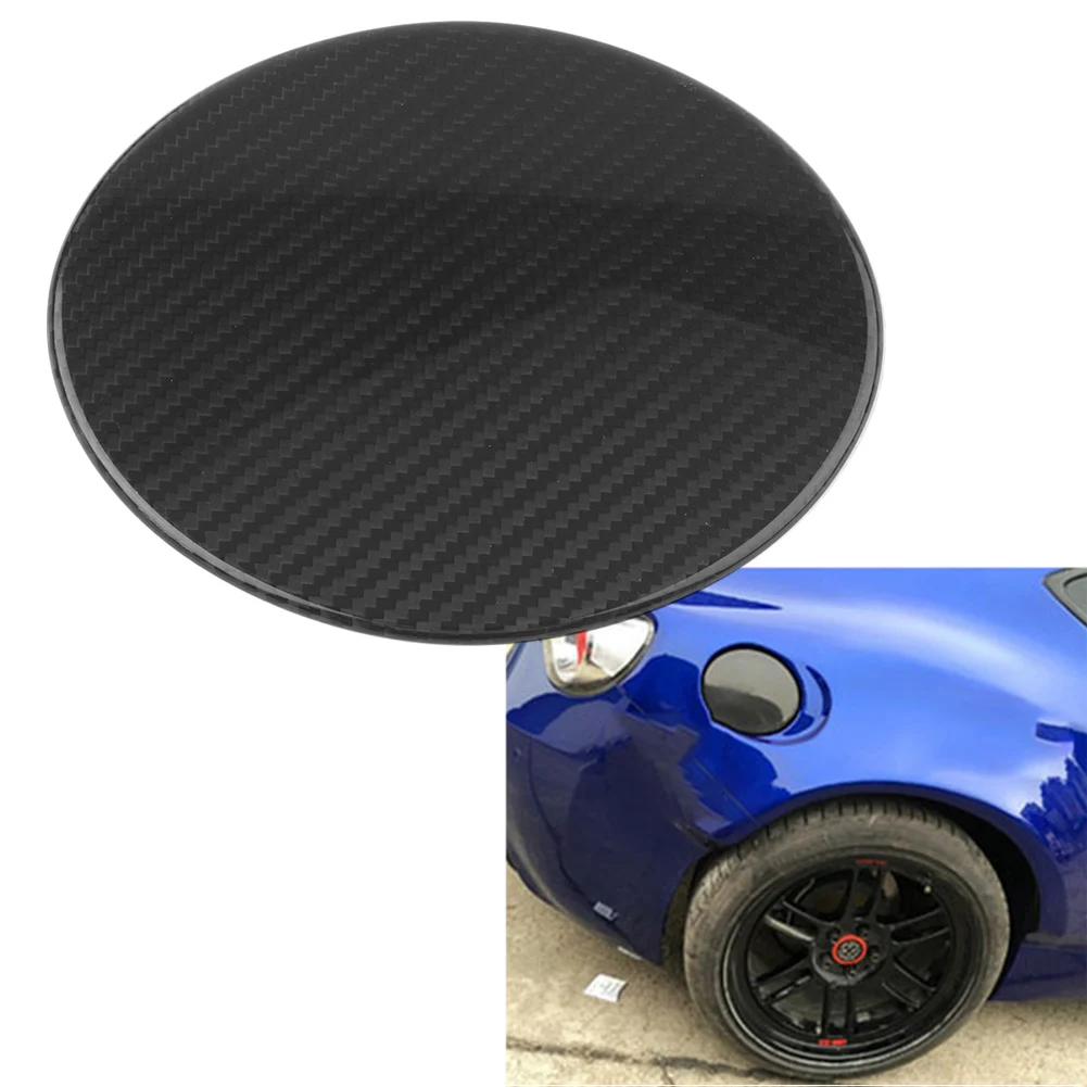 Car Oil Fuel Tank Cap Cover Trim For Toyota 86 56 Subaru BRZ Carbon Fiber Styling ABS Auto Accessories