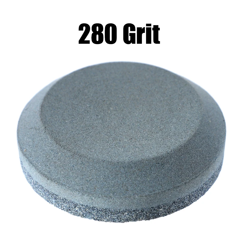 1pc Sharpening Stone Dual Grit 120# 280# Whetstone Alumina Kitchen Round Grinding Stone Household knife Sharpener