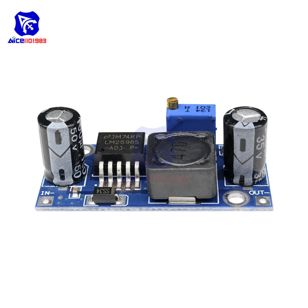 LM2596 DIP/SMD DC-DC-Abwärtswandler Step-Down-Stromversorgungsmodul Ausgang DC 4 -35V zu DC 1.23 -30V 3A Spannungsregler – Detail 13