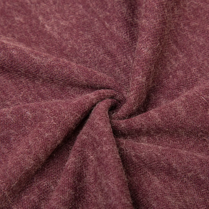 High Quality Viscose Wool Fabric Knit For Shirt And Scarf Could See Through  A0105