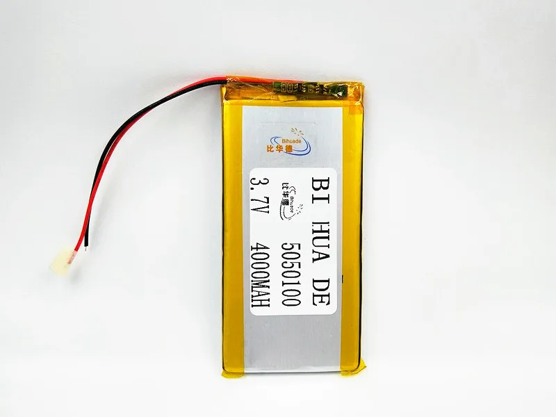 1/2/4 sztuk 3.7V 4000mAh 5050100 litowo-polimerowa lipo akumulator komórki jonowe dla Mp3 Mp4 Mp5 GPS DIY PAD DVD głośnik bt