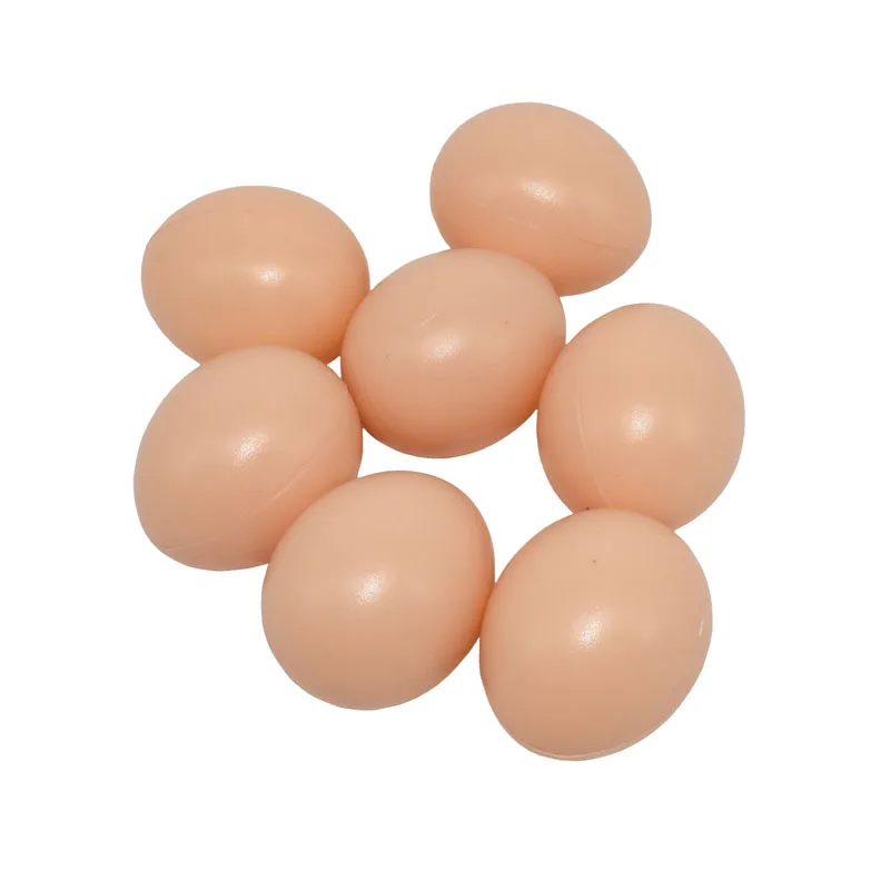 Ovos de incubação, 5 peças, ovos artificiais de plástico falso simulação de escotilha para incubação, pintura diy, brinquedo educacional de ovos de páscoa