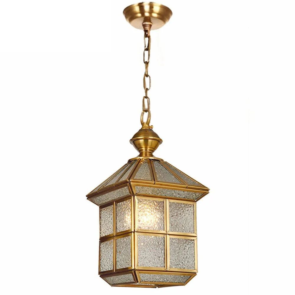 

Country Copper House Corridor Pendant Light Living Room Copper Pendant Lamp Study room Hallway Gallery Pendant Lighting