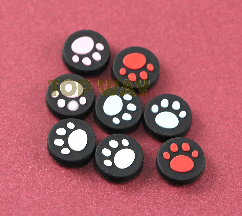 

Cat Claw Silicone Analog Rubber Grip Cap Thumb Sticks Cap for PS Vita 1000 2000 PSV1000 PSV2000 Game Console 500pcs/lot