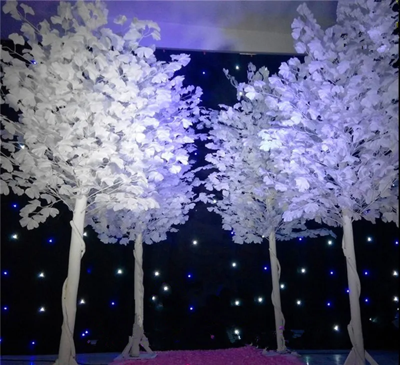 Imagem -06 - Adereços para Casamento Colunas de Cimentação da Estrada Ginkgo Branco Festa de Feriado e Árvore com Cabeças Suprimentos de Decoração