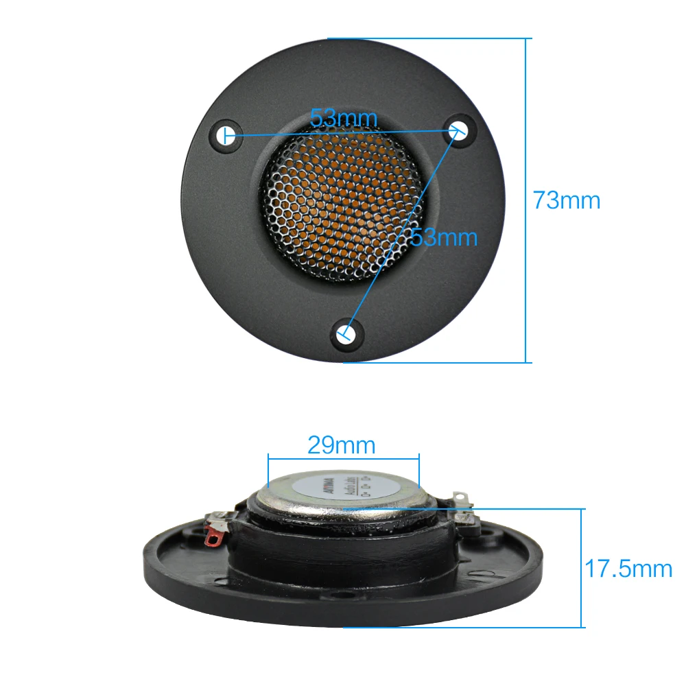2 шт., портативные динамики AIYIMA, 25 ядер, 15 Вт, 5,5 Ом