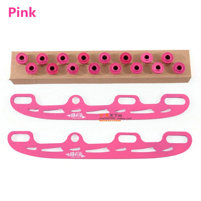 [Recommend] Ice Skating Frame Blade Base for Inline Shoes Roller Skates, for Adult Kid Children, Blue Pink Glden Red Silver
